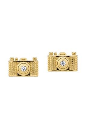 Kate Spade Away We Go Camera Studs NWT